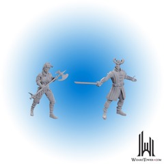 Baldur's Gate 3 Unpainted Miniatures: Wyll/Karlach